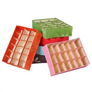 Boîte de rangement multifonctionnelle portable et écologique pour sous-vêtements, organisateur de vêtements pour salon, en tissu Oxford 600D, vente en gros - Product Image 3