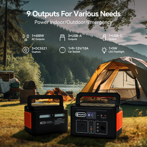 800W Portable Solar Lithium Ion MPPT Power Station With Jump Flashlight for Camping Home Use Car Compatible K53 Cost of Solar Po - Product Image 4