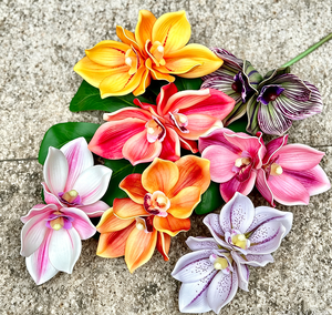 Fleur en mousse Tiare faite à la main <span class=keywords><strong>de</strong></span> 10 cm avec pince, style tropical, prix usine, vente en gros - Product Image 1