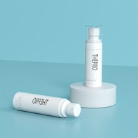 Flacon cosmétique de luxe pour le visage et le corps avec pompe 60ml 80ml 100ml 120ml Ensemble de flacons pulvérisateurs avec logo personnalisé pour les soins de la peau en plastique emballage