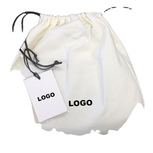 ถุงผ้าฝ้ายรูดปิดสำหรับใส่กระเป๋า พร้อมโลโก้ตามสั่ง - Product Image 1