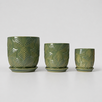 Pots à orchidées en céramique avec trous de drainage, 5 à 6 pouces, lot de 3, pour une circulation d'air saine, décoration de jardin intérieur et extérieur