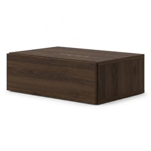 Mesita <span class=keywords><strong>de</strong></span> <span class=keywords><strong>Noche</strong></span> Moderna <span class=keywords><strong>de</strong></span> Madera para Colgar en la <span class=keywords><strong>Pared</strong></span>, con Cajón, para Dormitorio - Product Image 3