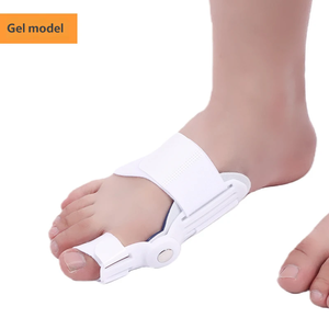 Correcteur d'hallux valgus à bouton réglable, séparateur d'orteils, redresseur d'orteils pour hallux valgus avec coussinet en gel remplaçable - Product Image 3
