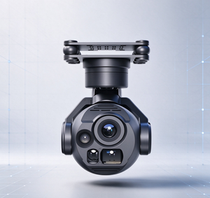 Caméra PTZ Skydroid C13 4K avec nacelle stabilisée 3 axes, 3 éclairages, 5MP visible, imagerie thermique 640, suivi IA pour drone - Product Image 6