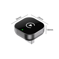 Adaptateur sans fil 2-en-1 CarPlay et Android Auto modèle C204, boîte multimédia de streaming automobile B-T Epro, dongle USB Car Play pour téléphone