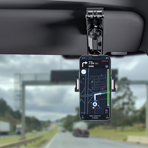 Gương Chiếu Hậu Xoay và có thể thu vào xe điện thoại đứng, Sun Visor xe điện thoại đứng, có thể gập lại 360 xoay điện thoại ST - Product Image 4