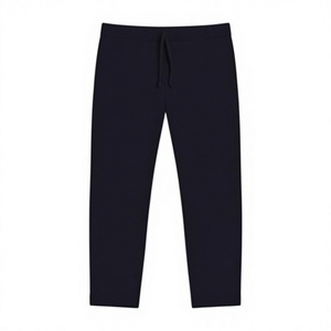 High Quality Men's Vintage Mid Elastic Casual Sweat <b>Pants</b> Lightweight Canvas Jogger Plain Color Nonwoven Weaving Direct Supplier - Product Image 1