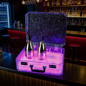 Présentoir LED personnalisé pour bouteilles, glorificateur de <span class=keywords><strong>champagne</strong></span> VIP, support d'affichage pour boîte de nuit et soirée - Product Image 1
