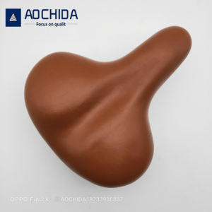 Design minimaliste marron PVC sous vide doux confort imperméable à l'eau balle rembourrée <span class=keywords><strong>selle</strong></span> de vélo de montagne <span class=keywords><strong>selle</strong></span> de vélo électrique - Product Image 3