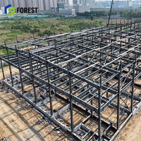 Nave Industrial Prefabricada de Acero, Estructura Metálica Resistente para Taller, Fábrica, Apartamento u Hospital