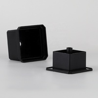 Base de trophée sportive en plastique noir doré de haute qualité pour événements de marche/course A-07