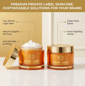 Crema Facial con Vitamina C Orgánica Natural, Antiarrugas, Tratamiento para el Acné y Manchas Negras, Blanqueadora e Hidratante para Todo Tipo de Piel, Personalizable - Product Image 4