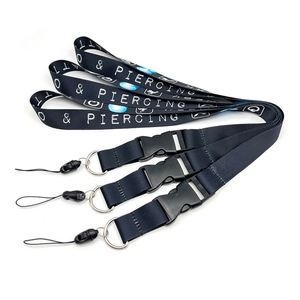 Wholesale Custom Sublimation Printed Factory Cheap Personalized Heat Transfer Printing <b>Polyester</b> <b>Lanyards</b> Folk Art Style - Product Image 3
