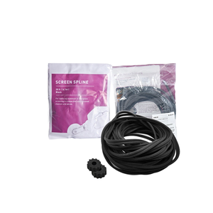 Alüminyum alaşım ekran pencere basınç şeridi 6.1m Hollow profil ekran pencere <span class=keywords><strong>Net</strong></span> kenar presleme aracı kapı ve pencere aksesuarları - Product Image 1