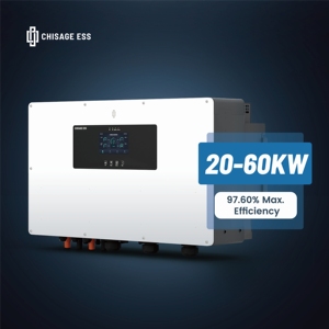 อินเวอร์เตอร์พ<span class=keywords><strong>ลัง</strong></span>งานแสงอาทิตย์แบบไฮบริด Chisage ESS 20kW 20kVA ระบบจ่ายไฟสามทาง พร้อมระบบกักเก็บพลังงาน แรงดันสูง <span class=keywords><strong>3</strong></span> เฟส มาตรฐาน IP65 ประสิทธิภาพ 97.9% - Product Image 1