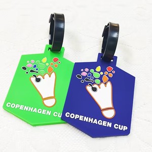 ป้ายแท็กกระเป๋าเดินทาง PVC แบบขายส่งจากโรงงาน ไม่มีขั้นต่ำในการสั่งซื้อ ตัดรูปทรงได้ตามต้องการ ป้ายแท็กกระเป๋าเดินทางยางนิ่ม พร้อมป้ายชื่อแบบกำหนดเองสำหรับโปรโมชั่น - Product Image 4