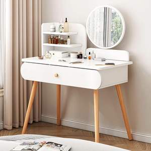 <span class=keywords><strong>3</strong></span> Modes d'éclairage Miroir blanc Bureau <span class=keywords><strong>de</strong></span> maquillage Coiffeuse Bureau <span class=keywords><strong>de</strong></span> maquillage avec <span class=keywords><strong>tiroirs</strong></span> - Product Image 5