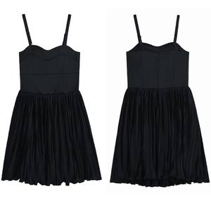 <span class=keywords><strong>Aliexpress</strong></span> – robe de soirée noire à bretelles fines pour femmes, prix de gros - Product Image 6