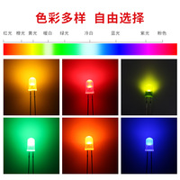 LED Hlx-emc ambre orange 610 nm 5 mm avec angle de vision de 30 degrés, tension inversée maximale de 5 V, emballage traversant, 0,06 W