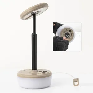 Лампа бюро современная беспроводная перезаряжаемая боковая Беспроводная флюоресцентная акриловая настольная лампа для кемпинга - Product Image 2