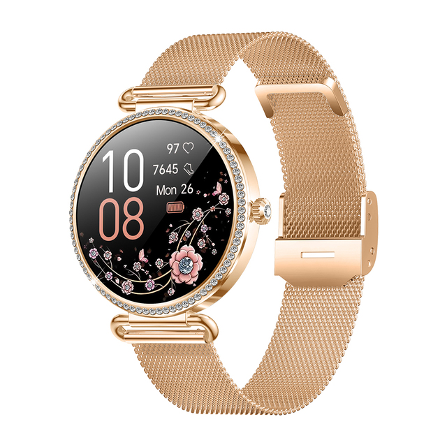 TKYUAN Lady Smart Watch 1.32 AMOLED Screen BT Call Blood Oxygen Heart Rate Health Sports Mode Ultra-Thin Women Smartwatch