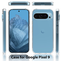 Étui de téléphone portable en acrylique transparent exclusif anti-rayures et antichoc pour Google Pixel 10 10A 6 7 8 9 Pro, coque transparente