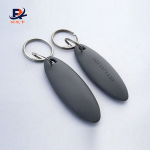 사용자 정의 로고가있는 Atmel T5577 에서 쓰기 가능한 125Khz 실크 인쇄 RFID 열쇠 고리 - Product Image 4