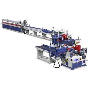 Behulpzaam Merk Hmb3515fg Automatische Bord Samenvoeging Machine Vinger Gezamenlijke Paneel Productielijn Weihai Behulpzame Houtbewerkingsmachine