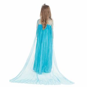 Nuovo Vestito da Principessa <span class=keywords><strong>Frozen</strong></span> per Bambine 2021, Abito Natalizio in Poliestere Fluorescente con Paillettes e Maniche Lunghe - Product Image 5