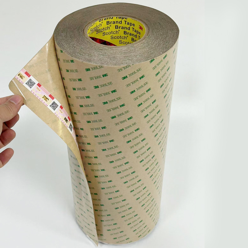 3M 300LSE Custom Acrylic Adhesive Tape for 3m 9495LE Self Adhesive Tape Roll 12 in X 60 YD High Temperature Double Sided Tape