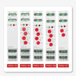 Protector de secuencia de fase YHXU Relé de pérdida de fase de voltaje trifásico 380 AC 05 Protector de pérdida de Fase de monitoreo de bajo voltaje - Product Image 2