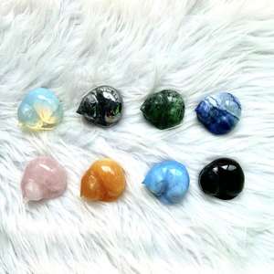 Fabrika fiyat doğal taş toptan kristal oymalar uyku kediler oymalar - Product Image 3