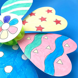 <span class=keywords><strong>Dessin</strong></span> créatif et peinture pour enfants filles, jouets de coloriage DIY, <span class=keywords><strong>moulin</strong></span> <span class=keywords><strong>à</strong></span> <span class=keywords><strong>vent</strong></span> - Product Image 4