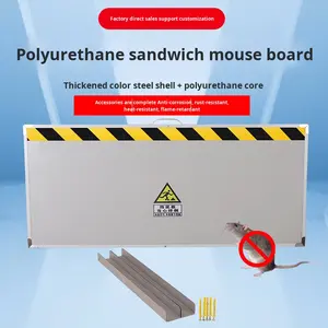 מעצור דלת עמיד בפני עכברים פוליאוריטן סנדוויץ' מעובה מסגסוגת אלומיניום לוח נגד עכברים לחדרי הפצה משקי בית - Product Image 2