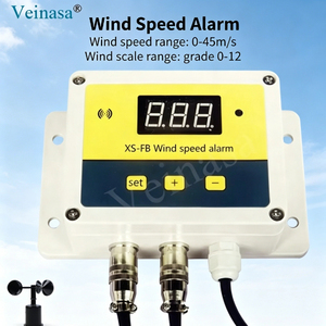 Anémomètre numérique Modbus XS-FB avec alarme, capteur de mesure de vitesse, instrument de petite taille pour usage marin sur grues à tour, navires et bateaux - Product Image 1