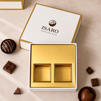Schokoladenpralinen-Box Lebensmittelechte Verpackung Direkt vom Hersteller Hochwertige Goldfolie Geschenkbox