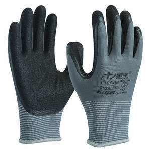 Guantes de seguridad de nitrilo Xingyu con textura de grano completo antideslizantes para trabajos de construcción y mantenimiento - Product Image 2
