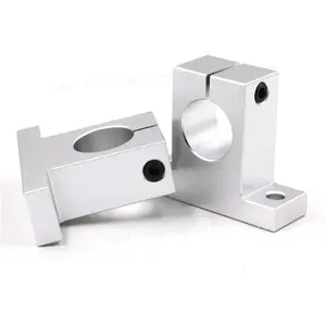 Palier à glissière en aluminium pour support d'arbre linéaire SK10