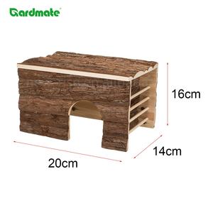 Maison de vie pour hamster avec mangeoire à <span class=keywords><strong>foin</strong></span> pour hamster, cochons d'Inde, lapins nains, petits animaux de compagnie - Product Image 6