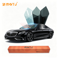 Film teinté pour vitres de voiture anti-explosion et anti-UV 2 mil, haute réjection IR, anti-rayures, film de confidentialité 0,5*4m+1*1,5m