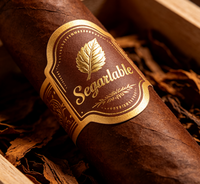 Bandes de cigares personnalisées de luxe, résistantes à l'huile, en papier durable, autocollantes avec logo en feuille d'or gaufrée, forme ovale