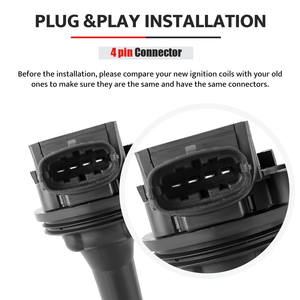 Paket koil pengapian untuk Volvo V70 S70 C70 XC70 S60 XC90 S80 1999-2006 2,3l 2,4 L 2,5 l l5 #5C1320 C1258 30713416 UF-341 E371 IC471 - Product Image 4