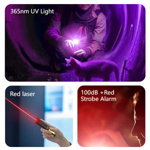 Lampe de travail LED miniature WT8 avec lumière latérale COB, 800 lumens, laser rouge magnétique, lampe torche portable pour la randonnée - Product Image 3