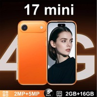 Teléfono Inteligente Android I17 Air Compact con Pantalla de 3.75 Pulgadas, 2GB de RAM, 16GB de ROM, Cámara Dual, Doble SIM, Portátil, Mini