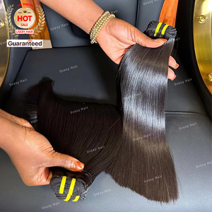 Extensions de cheveux humains vierges 100% alignées sur les cuticules, double trame, lisses, 10A 12A 15A, cheveux vierges vietnamiens, lots en gros - Product Image 2