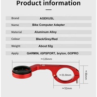 AGEKUSL Fahrrad computer halter Adapter Garmin IGPS Bryton GoPro CATEYE Tachometer halterung Kamera halterung für Fahrrad zubehör