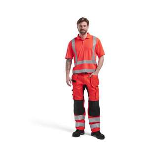 BLAKLADER - 339110115500XXXL UV Polo Shirt Hi-Vis Red - EAN 7330509501238 ROPA DE TRABAJO DE 2017 - Product Image 3