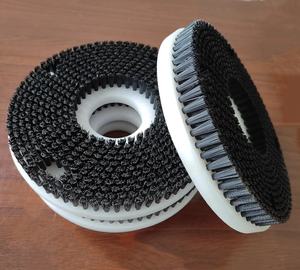 Cepillo de disco industrial con cerdas de sisal de alambre de acero de crin de nailon con forma de tamaño personalizado para limpieza y pulido - Product Image 5