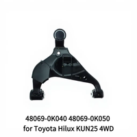 Pièces de rechange pour châssis de voiture, bras de suspension inférieur gauche, bras de suspension 48069-0K040 48069-0K050 pour Toyota Hilux KUN25 4WD